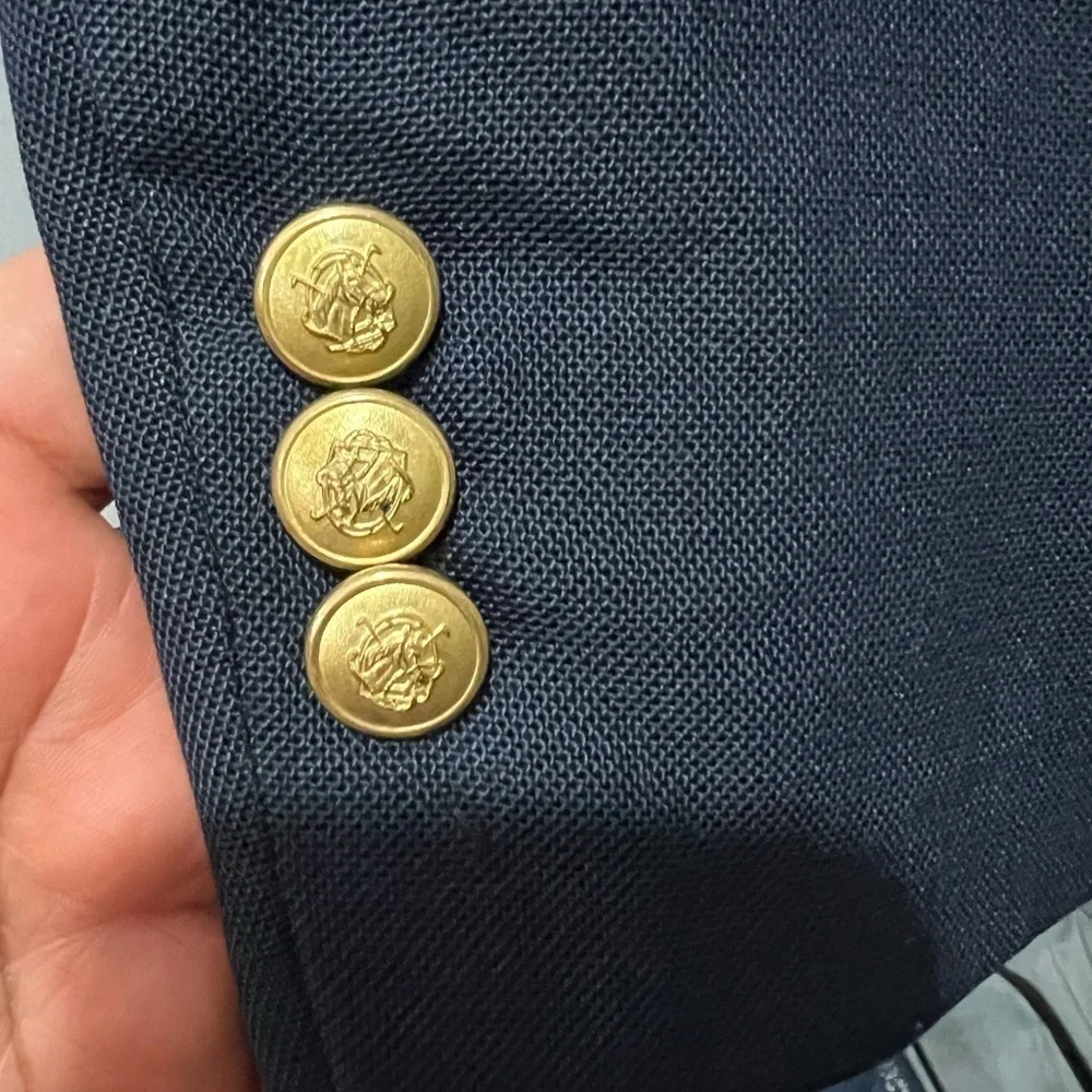 Chap Ralph Lauren navy blue suit jacket coat L